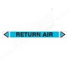 Return Air Pipe Marking Sticker Sign| Protector FireSafety