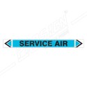 Service Air Pipe Marking Sticker Sign| Protector FireSafety