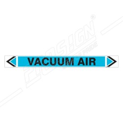 Vacuum Air Pipe Marking Sticker Sign| Protector FireSafety