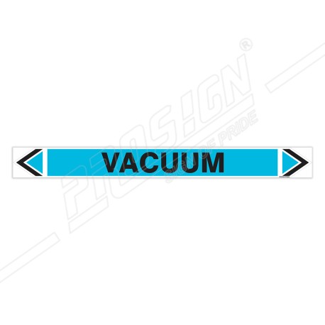 Vacuum Air Pipe Marking Sticker Sign| Protector FireSafety