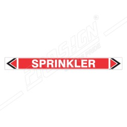 Sprinkler Fire Pipe Marking Sticker Sign| Protector FireSafety