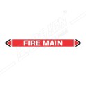 Fire Man Fire Pipe Marking Sticker Sign| Protector FireSafety