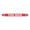 Fire Man Fire Pipe Marking Sticker Sign| Protector FireSafety