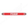Foam Fire Pipe Marking Sticker Sign| Protector FireSafety