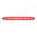 Fire Sprinkler Water Fire Pipe Marking Sticker Sign| Protector FireSafety