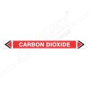 Carbon Dioxide Fire Pipe Marking Sticker Sign| Protector FireSafety