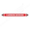 Carbon Dioxide Fire Pipe Marking Sticker Sign| Protector FireSafety