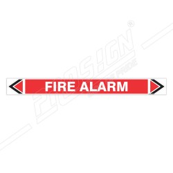 Fire Alarm Fire Pipe Marking Sticker Sign| Protector FireSafety