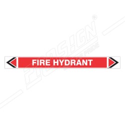 Fire Hydrant Fire Pipe Marking Sticker Sign| Protector FireSafety