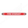 Fire Hydrant Fire Pipe Marking Sticker Sign| Protector FireSafety