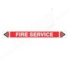 Fire Service Fire Pipe Marking Sticker Sign| Protector FireSafety