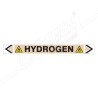 Hydrogen Gas Pipe Marking Sticker Sign| Protector FireSafety