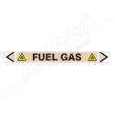 Fuel Gas Pipe Marking Sticker Sign| Protector FireSafety
