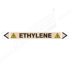 Ethylene Gas Pipe Marking Sticker Sign| Protector FireSafety