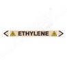 Ethylene Gas Pipe Marking Sticker Sign| Protector FireSafety