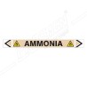 Ammonia Gas Pipe Marking Sticker Sign| Protector FireSafety