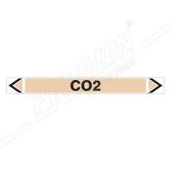 Co2 Gas Pipe Marking Sticker Sign| Protector FireSafety