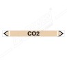 Co2 Gas Pipe Marking Sticker Sign| Protector FireSafety