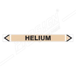Helium Gas Pipe Marking Sticker Sign| Protector FireSafety