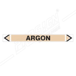 Argon Gas Pipe Marking Sticker Sign| Protector FireSafety