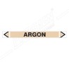 Argon Gas Pipe Marking Sticker Sign| Protector FireSafety