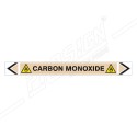 Carbon Monoxide Gas Pipe Marking Sticker Sign| Protector FireSafety