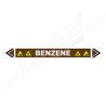 Benzene Oil Pipe Marking Sticker Sign| Protector FireSafety