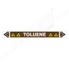 Toluene Oil Pipe Marking Sticker Sign| Protector FireSafety