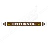 Enthanol Oil Pipe Marking Sticker Sign| Protector FireSafety