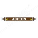Aceton Oil Pipe Marking Sticker Sign| Protector FireSafety