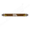 Oil Pipe Marking Sticker Sign| Protector FireSafety