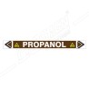 Propanol Oil Pipe Marking Sticker Sign| Protector FireSafety
