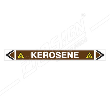 Kerosene Oil Pipe Marking Sticker Sign| Protector FireSafety