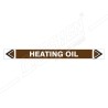 Heating Oil Pipe Marking Sticker Sign| Protector FireSafety