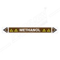 Methanol Oil Pipe Marking Sticker Sign| Protector FireSafety