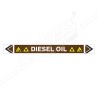 Diesel Oil Pipe Marking Sticker Sign| Protector FireSafety