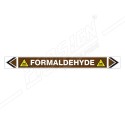Formaldehyde Oil Pipe Marking Sticker Sign| Protector FireSafety