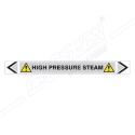 High Pressure Steam Pipe Marking Sticker Sign| Protector FireSafety