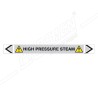 High Pressure Steam Pipe Marking Sticker Sign| Protector FireSafety