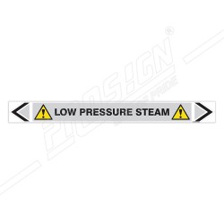 Low Pressure Steam Pipe Marking Sticker Sign| Protector FireSafety
