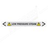 Low Pressure Steam Pipe Marking Sticker Sign| Protector FireSafety