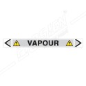Vapour Steam Pipe Marking Sticker Sign| Protector FireSafety