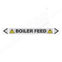 Boiler Feed Steam Pipe Marking Sticker Sign| Protector FireSafety