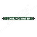 Cooling Water Pipe Marking Sticker Sign| Protector FireSafety
