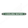 Cooling Water Pipe Marking Sticker Sign| Protector FireSafety