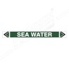 Sea Water Pipe Marking Sticker Sign| Protector FireSafety