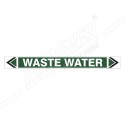 Waste Water Pipe Marking Sticker Sign| Protector FireSafety