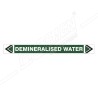Demineralized Water Pipe Marking Sticker Sign| Protector FireSafety