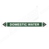 Domestic Water Pipe Marking Sticker Sign| Protector FireSafety