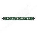 Polluted Water Pipe Marking Sticker Sign| Protector FireSafety